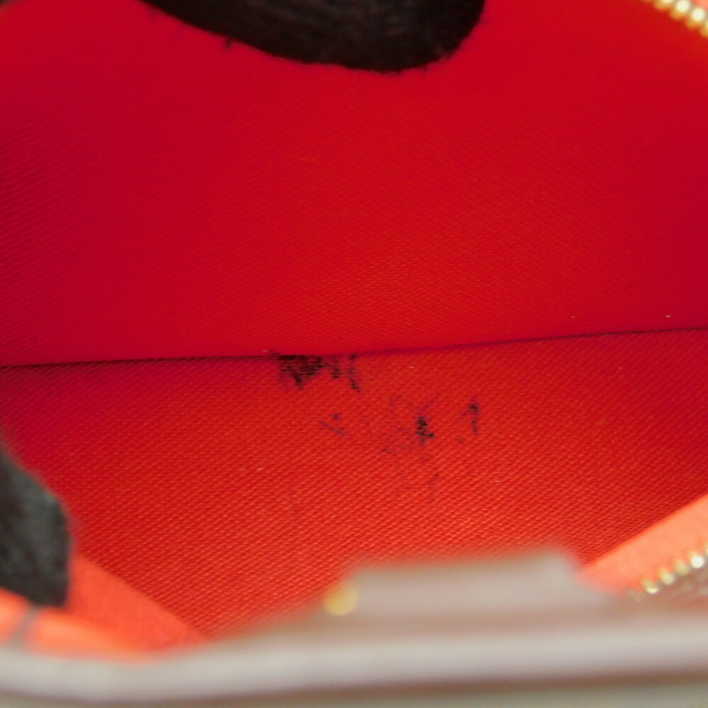 Louis Vuitton Neverfull Damier Ebene Brown Tote Bag Brown Red Pouch - Picture 7 of 7